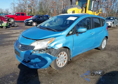 2015 Nissan Versa Note Sv из США, поврежденный, VIN 3N1CE2CPXFL44341